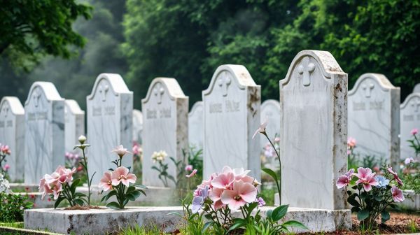 Top 10 fleurs céramiques pour décorer un cimetière