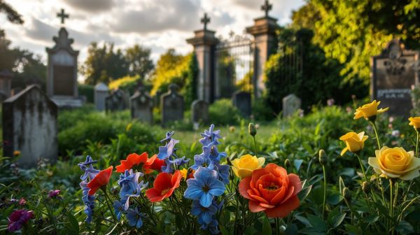 Top 10 fleurs céramiques pour décorer un cimetière