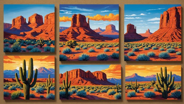 Affiches décoratives artistiques : la beauté du sud-ouest révélée