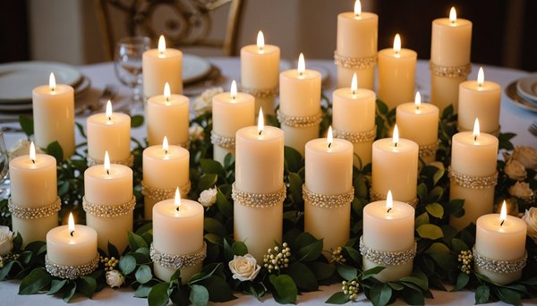 Bougies de mariage : élégance et personnalisation au rendez-vous